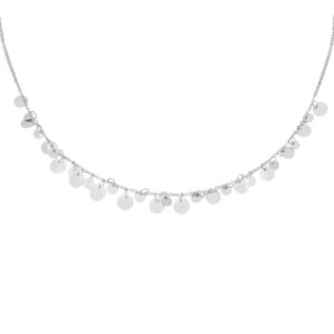 Floating Circles Ketting Zilver